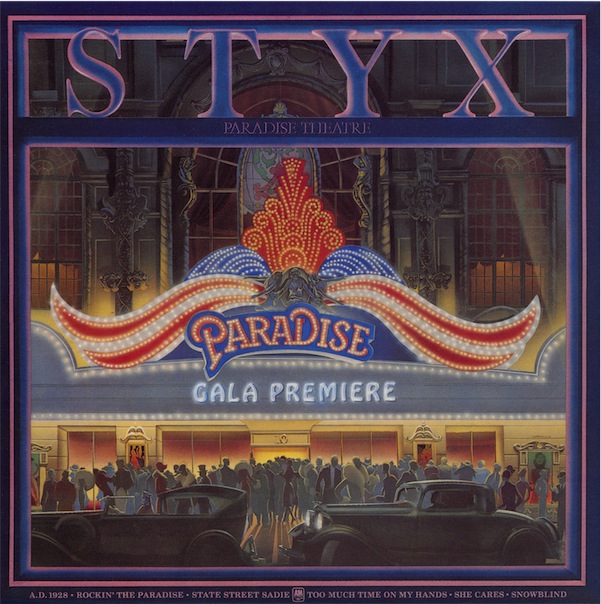 Sleeve Front, Styx - Paradise Theatre